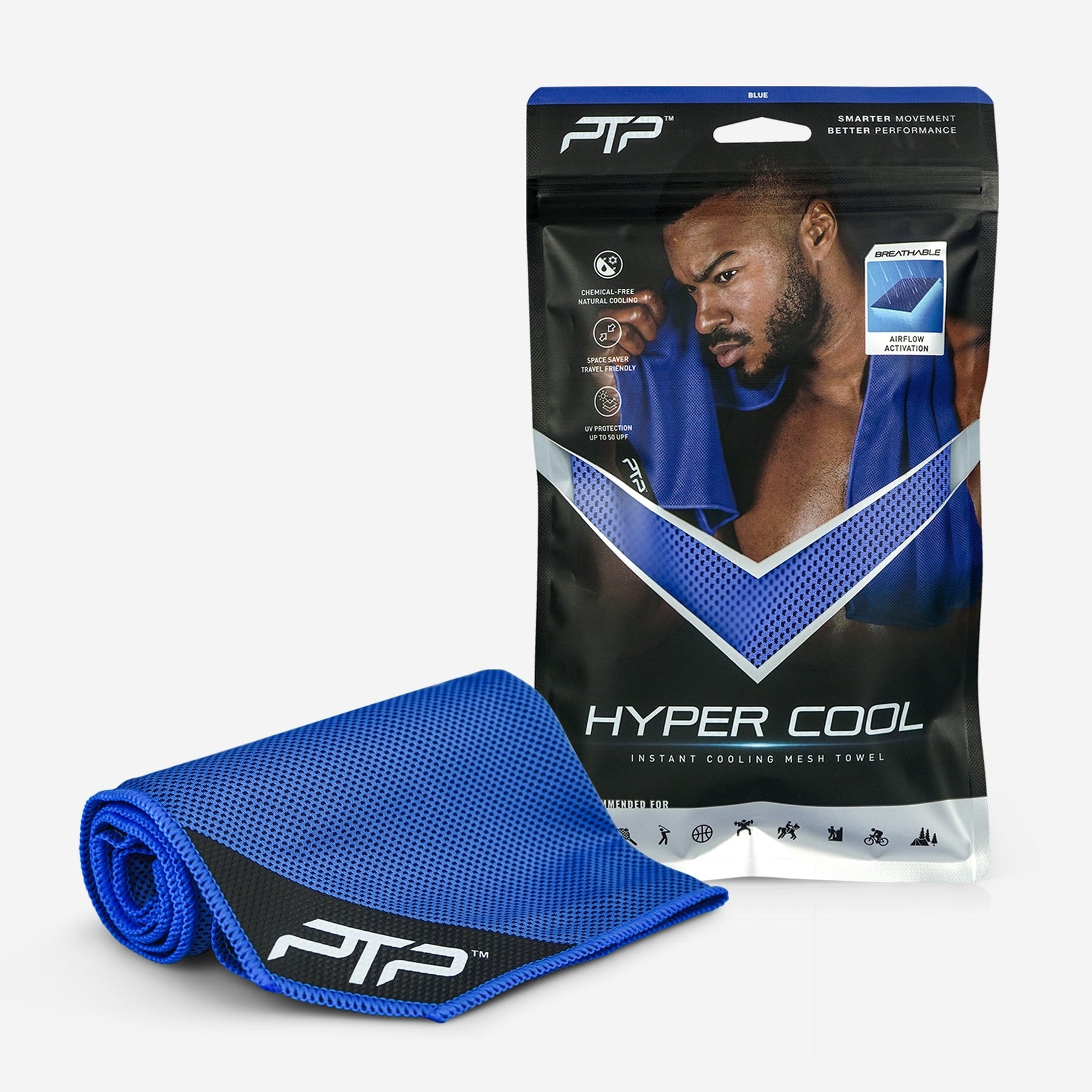 Hyper Cool Towel Blue Regular