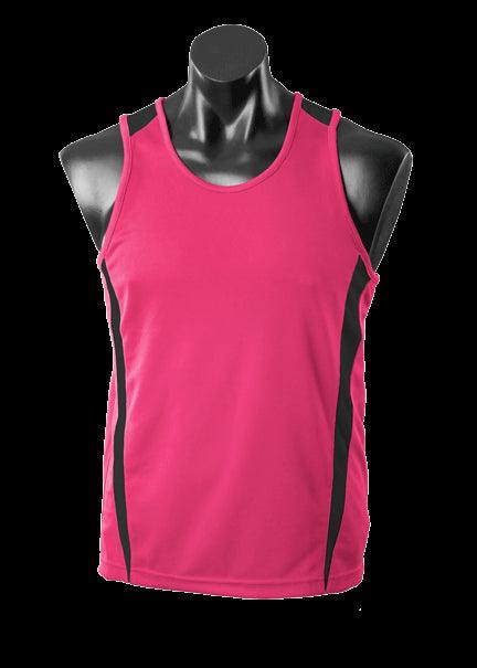 Kids Eureka Singlet Hot Pink/Black - Nordic Sport Australia Pty Ltd