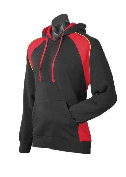 Adults Huxley Hoodie Black/Red/Gold - Nordic Sport Australia Pty Ltd