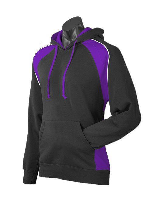 Adults Huxley Hoodie Black/Purple/White - Nordic Sport Australia Pty Ltd