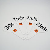 Set of Race Walking Paddles Chief Judge