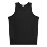 Kids Tasman Singlet Black