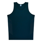 Mens Tasman Singlet Navy Blue