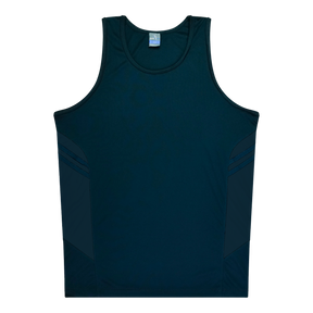 Mens Tasman Singlet Navy Blue