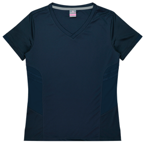 Ladies Tasman Tee Navy Blue