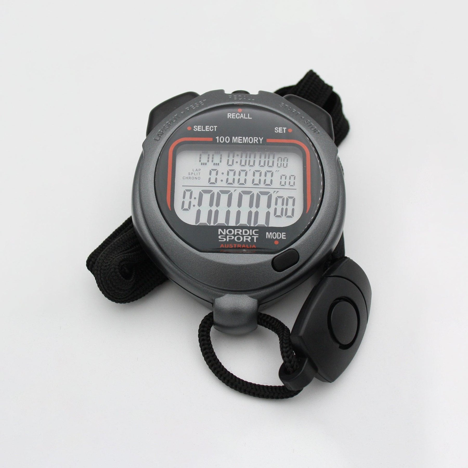 Nordic 100 Memory Stopwatch - Nordic Sport Australia Pty Ltd