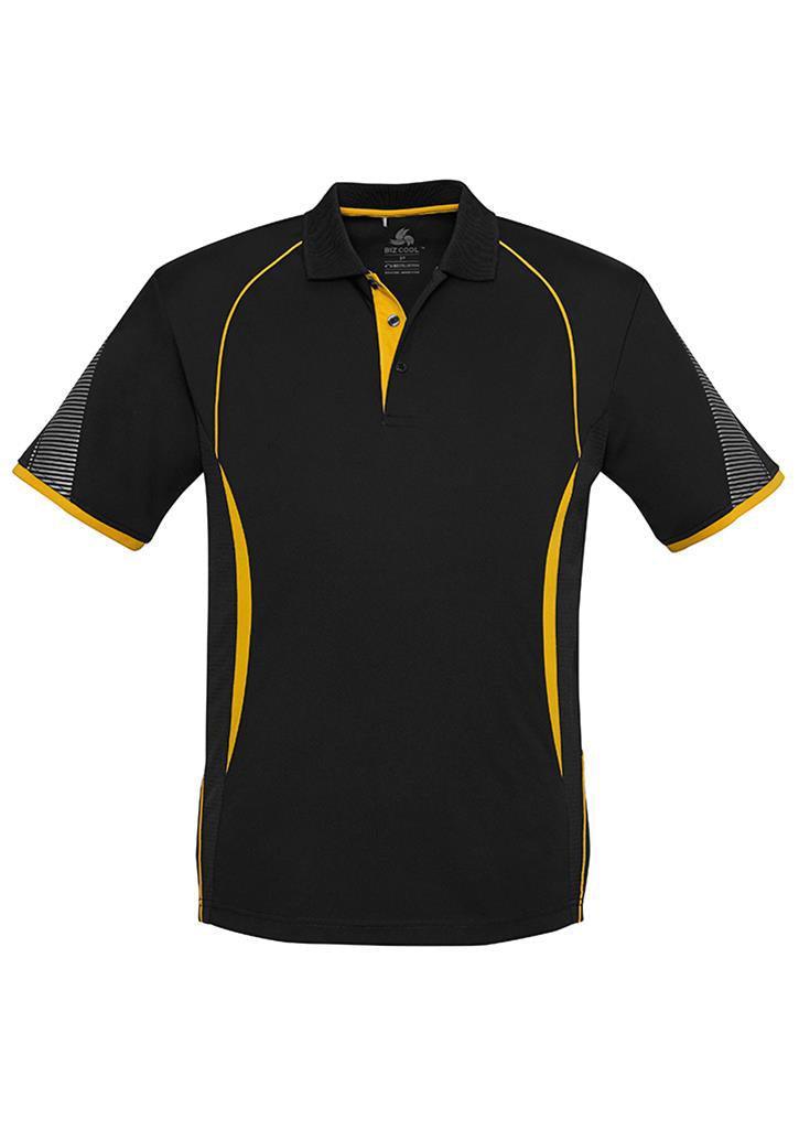 Mens Razor Polo Black/Gold - Nordic Sport Australia Pty Ltd