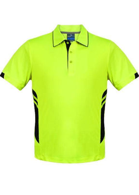 Mens Tasman Polo Neon Yellow/Black - Nordic Sport Australia Pty Ltd