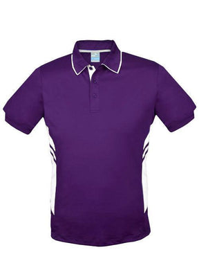 Mens Tasman Polo Purple/White - Nordic Sport Australia Pty Ltd