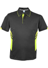 Mens Tasman Polo Slate/Neon Yellow - Nordic Sport Australia Pty Ltd