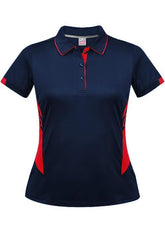 Ladies Tasman Polo Navy/Red - Nordic Sport Australia Pty Ltd