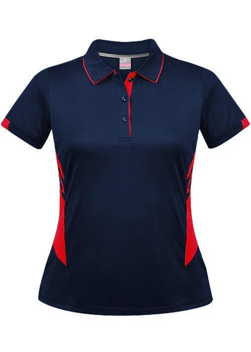 Ladies Tasman Polo Navy/Red - Nordic Sport Australia Pty Ltd