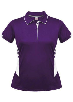 Ladies Tasman Polo Purple/White - Nordic Sport Australia Pty Ltd