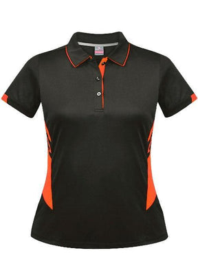 Ladies Tasman Polo Slate/Neon Orange - Nordic Sport Australia Pty Ltd