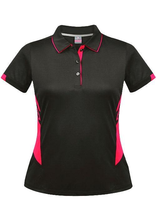 Ladies Tasman Polo Slate/Neon Pink - Nordic Sport Australia Pty Ltd