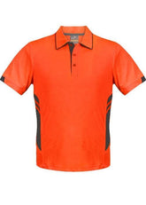 Kids Tasman Polo Neon Orange/Black - Nordic Sport Australia Pty Ltd
