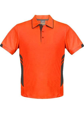 Kids Tasman Polo Neon Orange/Black - Nordic Sport Australia Pty Ltd