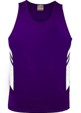 Kids Tasman Singlet Purple/White - Nordic Sport Australia Pty Ltd