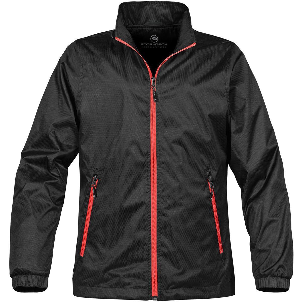 Ladies Axis Shell Jacket Black/Red - Nordic Sport Australia Pty Ltd