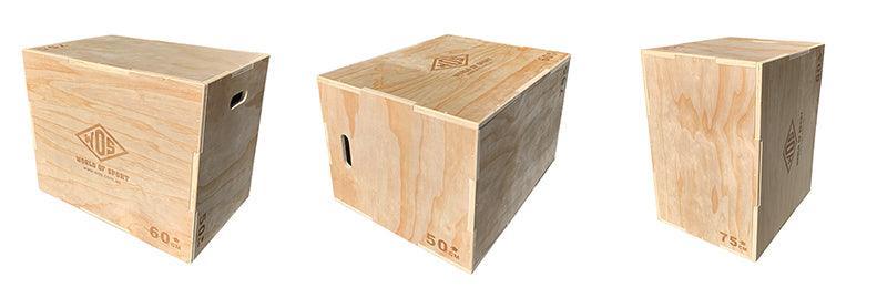 Wooden Plyometric Box 3 in 1 - Nordic Sport Australia Pty Ltd
