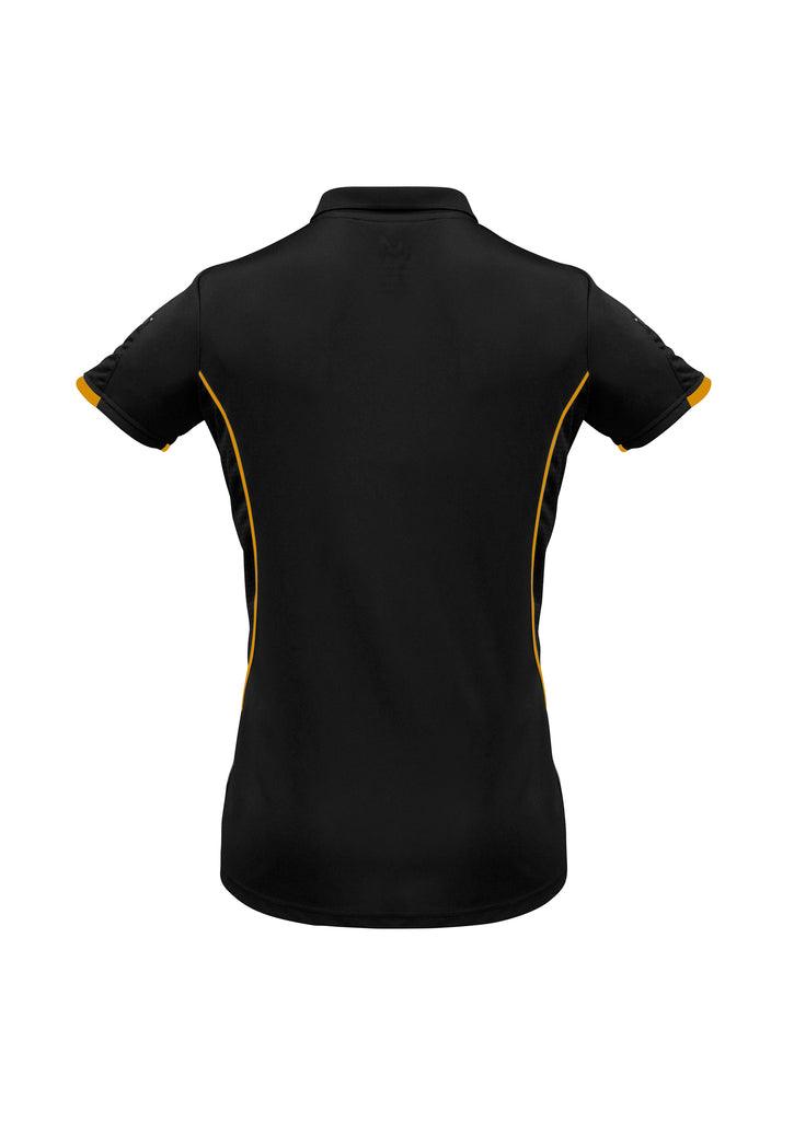 Ladies Razor Polo Black/Gold - Nordic Sport Australia Pty Ltd