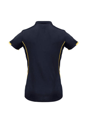 Ladies Razor Polo Navy/Gold - Nordic Sport Australia Pty Ltd
