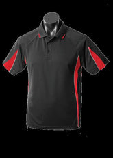 Kids Eureka Polo Black/Red - Nordic Sport Australia Pty Ltd