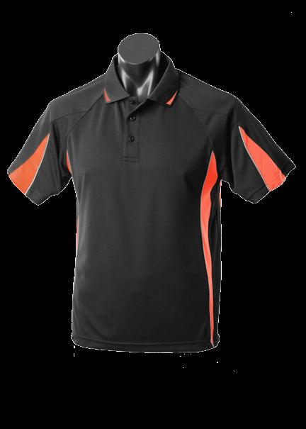 Kids Eureka Polo Black/Orange - Nordic Sport Australia Pty Ltd