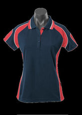 Ladies Murray Polo Navy/Red - Nordic Sport Australia Pty Ltd