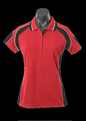 Ladies Murray Polo Red/Black - Nordic Sport Australia Pty Ltd