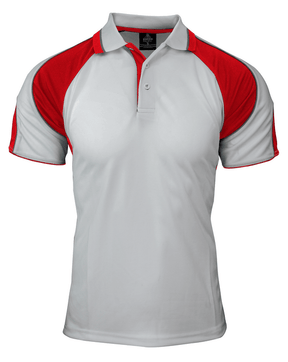 Mens Murray Polo White/Red - Nordic Sport Australia Pty Ltd