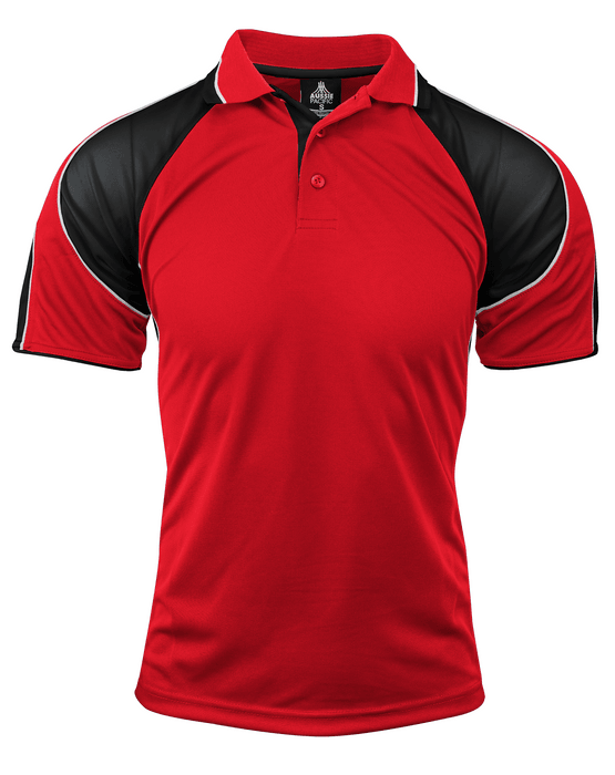 Mens Murray Polo Red/Black - Nordic Sport Australia Pty Ltd