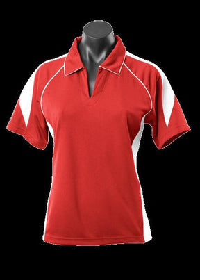 Ladies Premier Polo Red/White - Nordic Sport Australia Pty Ltd