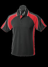 Kids Murray Polo Black/Red - Nordic Sport Australia Pty Ltd