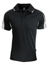 Mens Eureka Polo Black/White - Nordic Sport Australia Pty Ltd