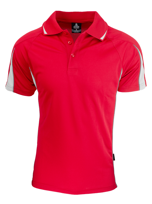 Mens Eureka Polo Red/White - Nordic Sport Australia Pty Ltd