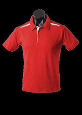 Mens Paterson Polo Red/White - Nordic Sport Australia Pty Ltd