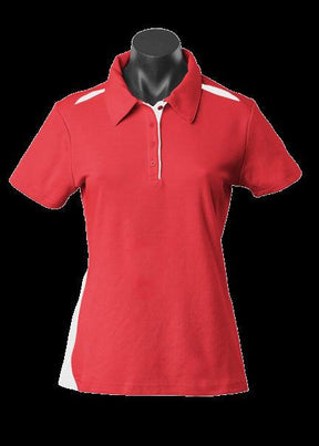 Ladies Paterson Polo Red/White - Nordic Sport Australia Pty Ltd