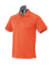 Mens Flinders Polo Orange/Slate - Nordic Sport Australia Pty Ltd